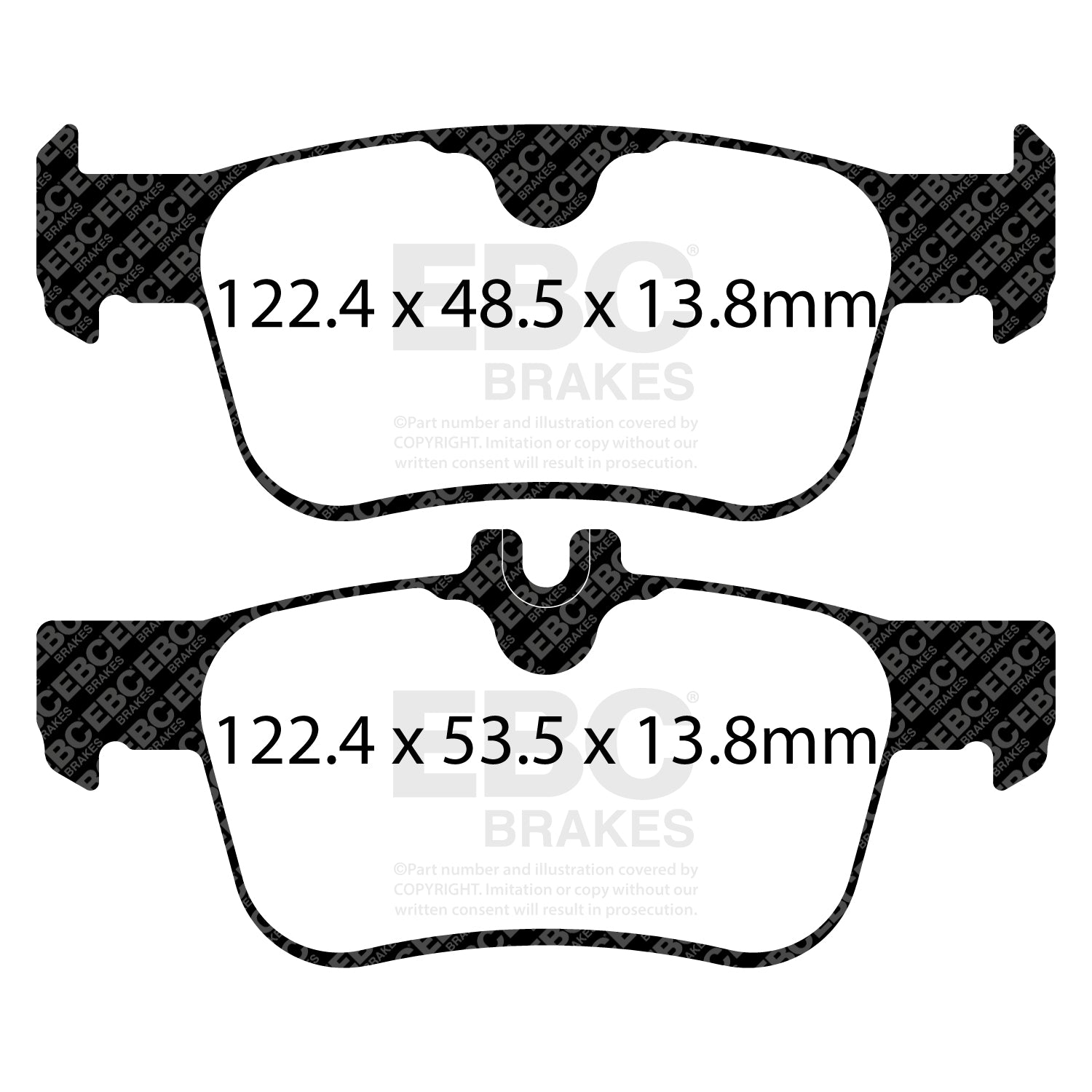 EBC Bluestuff Brake Pads (REAR) - Honda Civic Type R FK8