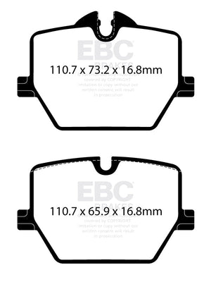 EBC Redstuff Brake Pads (REAR) - BMW M340i X-Drive G20
