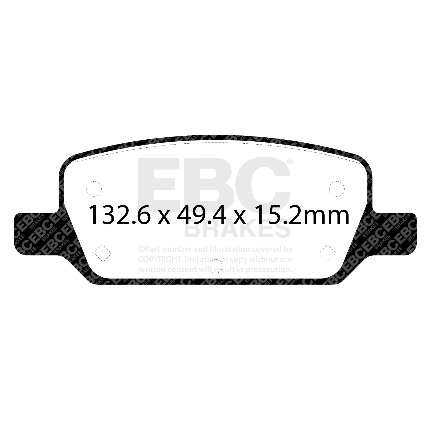 EBC Yellowstuff Brake Pads (REAR) - Tesla Model Y