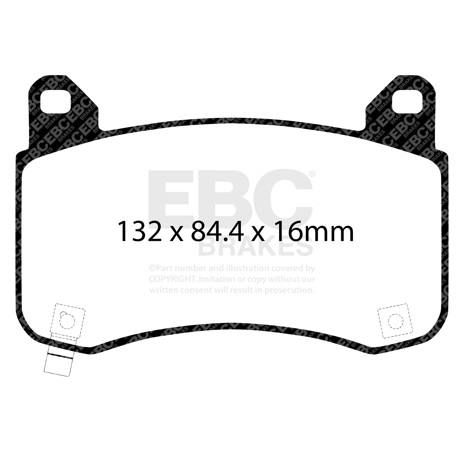 EBC Bluestuff Brake Pads (FRONT) - Tesla Model 3