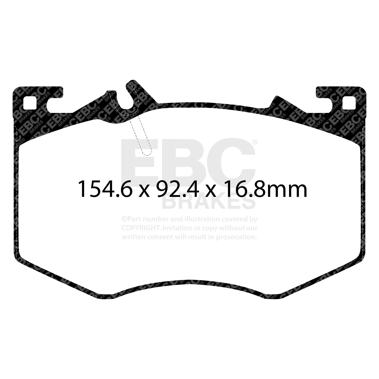 EBC Bluestuff Brake Pads (FRONT) - Mercedes A35 AMG W177 (2018-present)