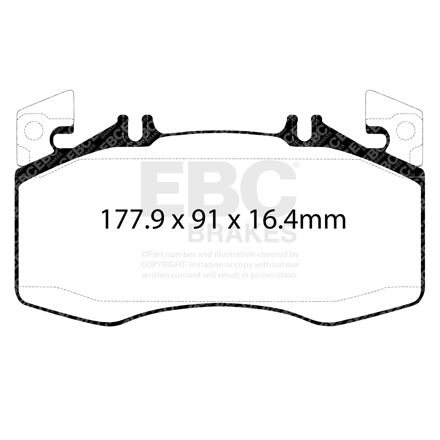 EBC Bluestuff Brake Pads (FRONT) - Mercedes A45/A45S AMG W177 (2019-present)