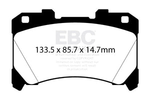 EBC Bluestuff Brake Pads (FRONT) - Toyota Yaris GR XP210