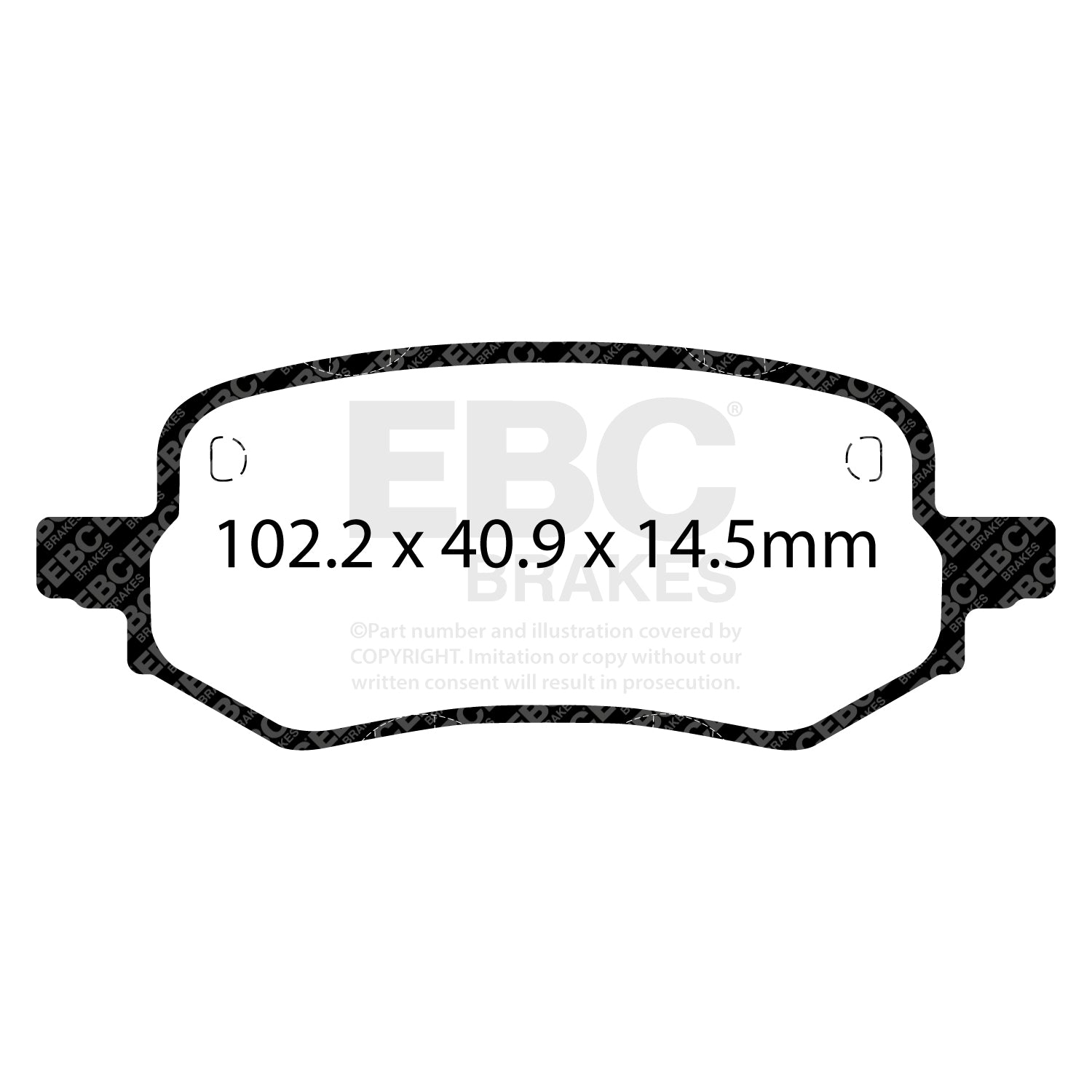 EBC Ultimax2 Brake Pads (REAR) - Ford Puma ST (2020-present)