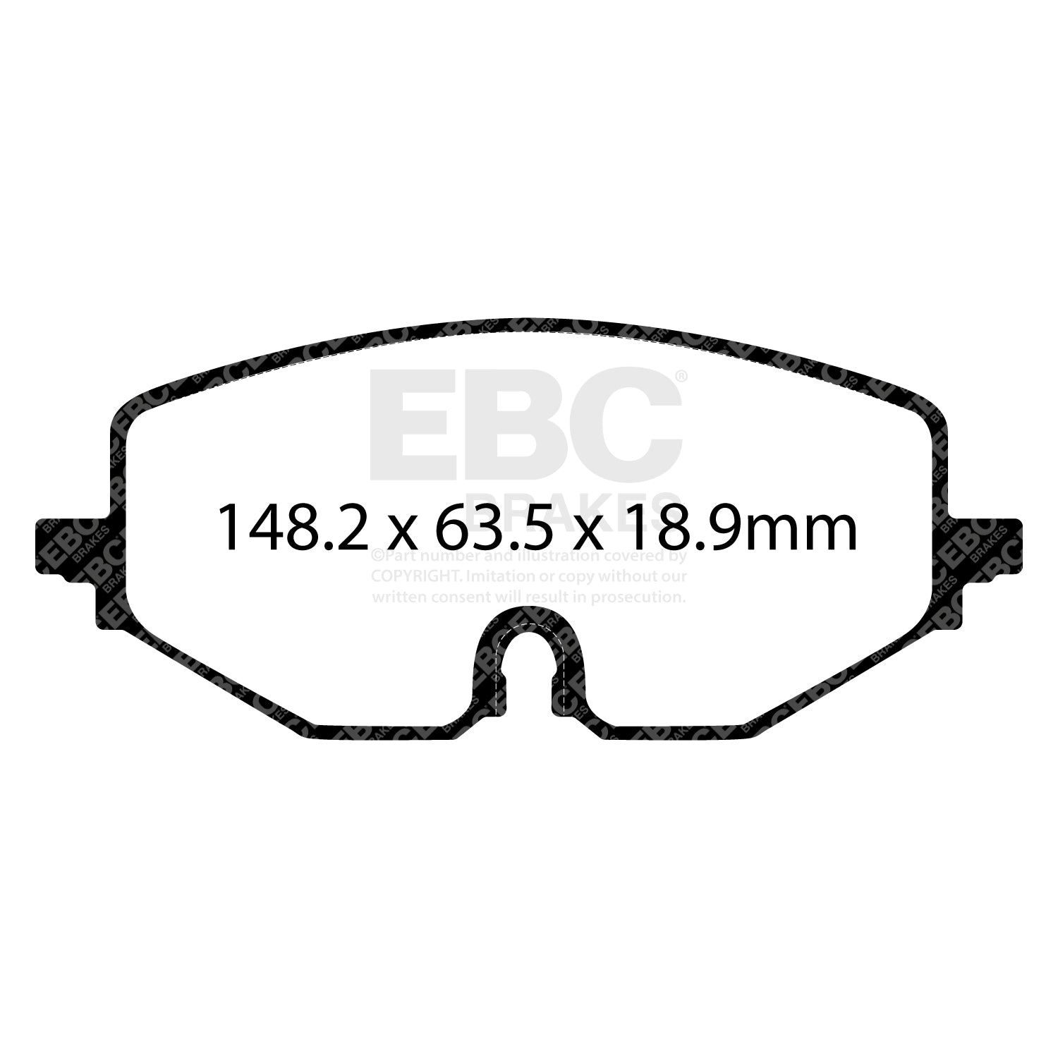 EBC Bluestuff Brake Pads (FRONT) - SEAT Leon Cupra KL1
