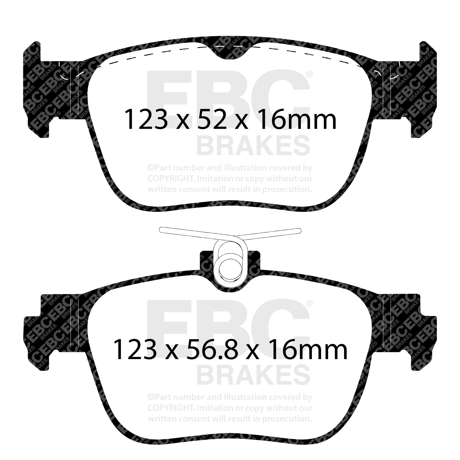 EBC Bluestuff Brake Pads (REAR) - SEAT Leon Cupra KL1