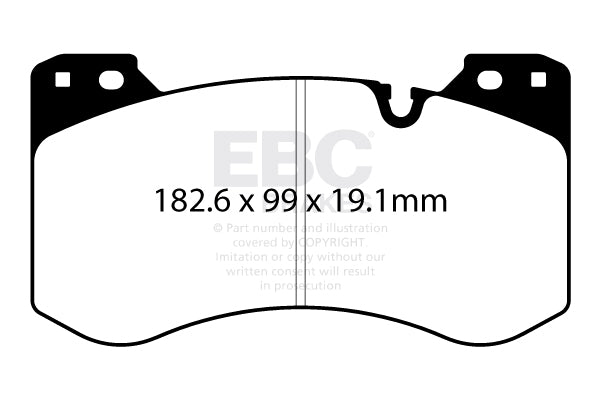 EBC Redstuff Brake Pads (FRONT) - BMW M2/M2 CS G87