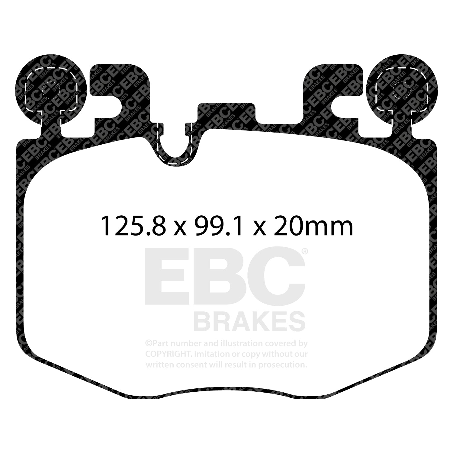 EBC Redstuff Brake Pads (FRONT) - Toyota Supra GR A90