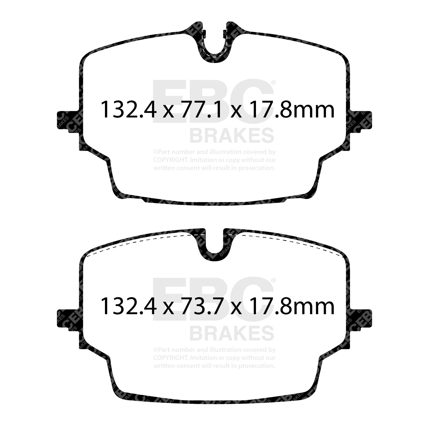 EBC Greenstuff Brake Pads (FRONT) - Mini Cooper S F65/F66