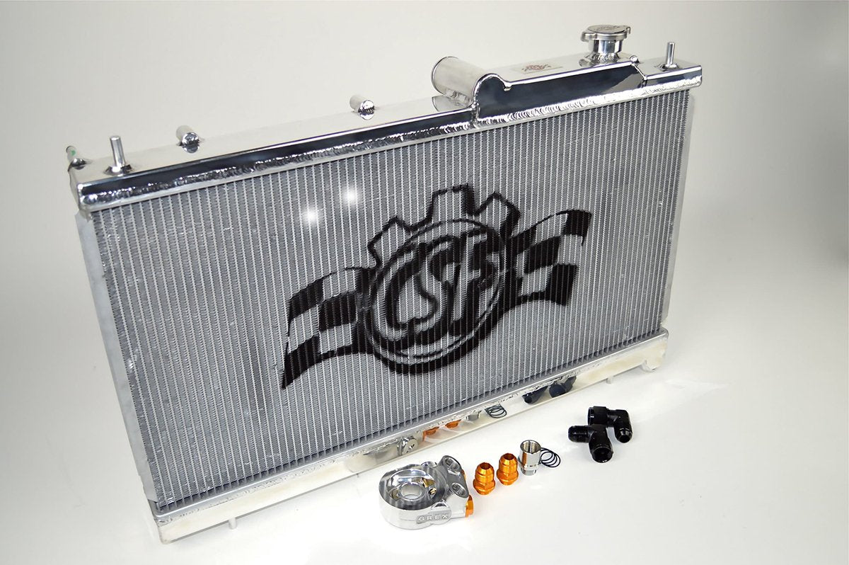 CSF Race Radiator for 08-14 Subaru Impreza w- built-in oil cooler (Includes WRX & STI)