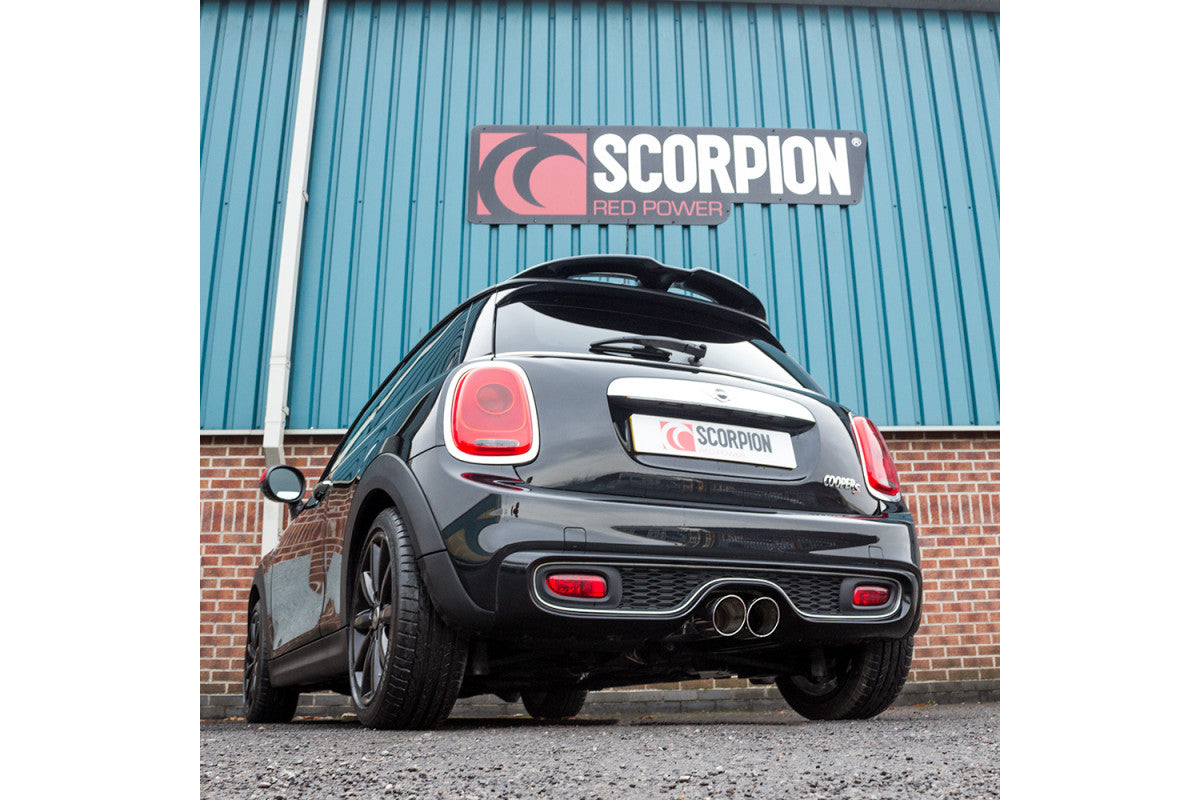 Scorpion Exhausts Cat-Back - Mini Cooper S F56 (Inc JCW) (UK and EU Only) Non-GPF Model 2014-2018