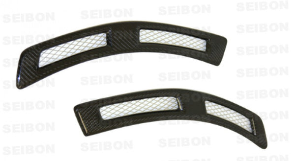 SEIBON CARBON FIBRE GUARD DUCTS - 2008-2015 MITSUBISHI LANCER EVO X