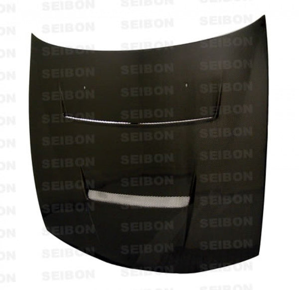 SEIBON DV-STYLE CARBON FIBRE BONNET - 1997-1998 NISSAN 240SX