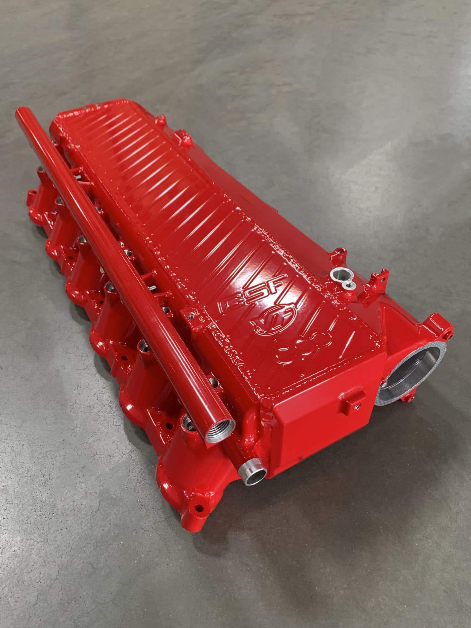CSF A90 Supra Intake Manifold Intercooler - Custom One Stage Finish