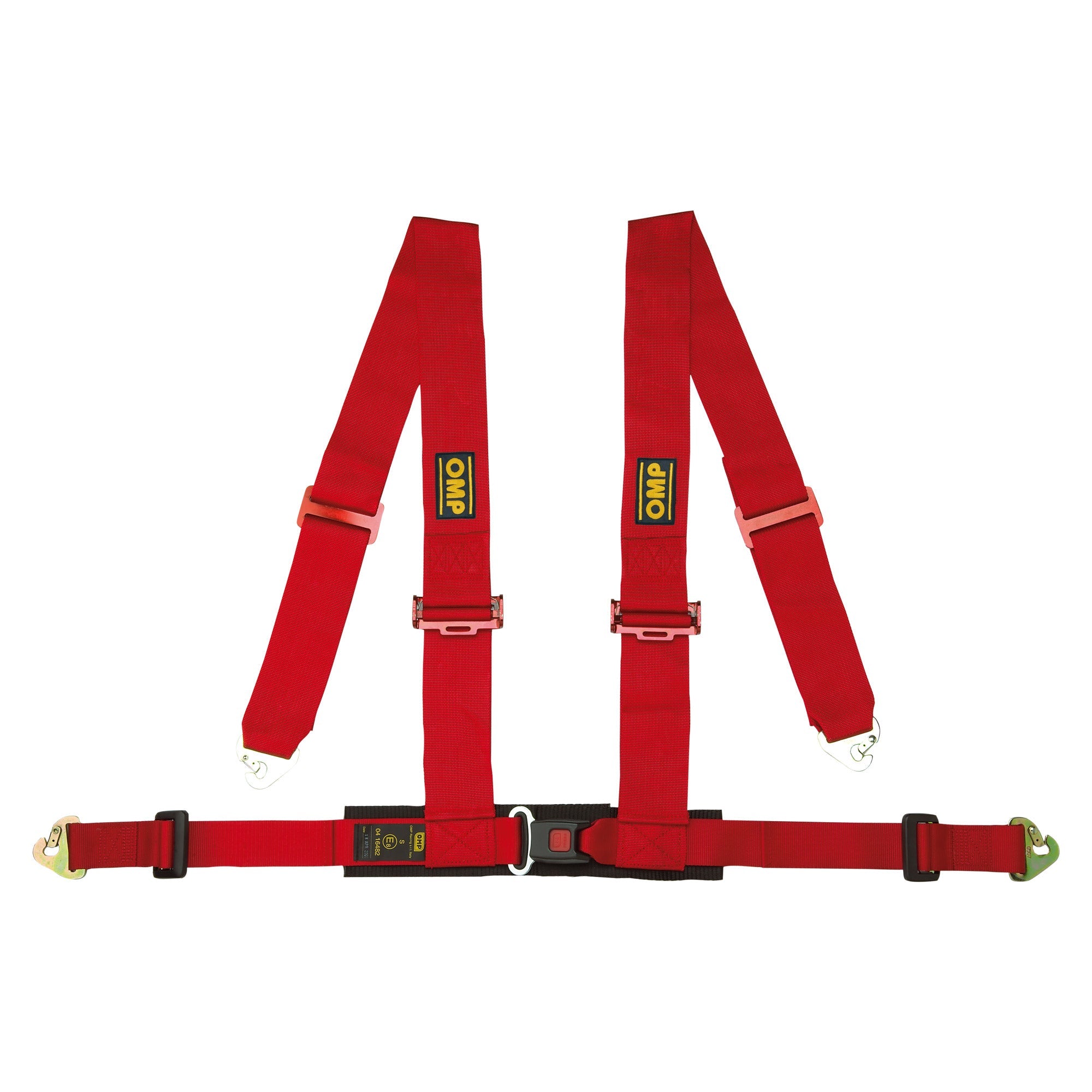 OMP 4M Racing 4 Point Clip In Harness (ECE Approved)