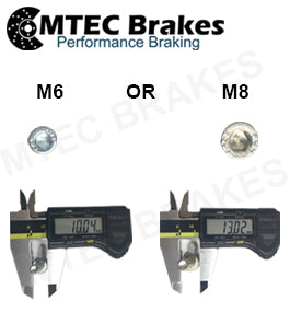 MTEC Performance Replacement K-Sport Brake Disc Rotors (330x32mm) - Twelve 8mm Bolt Holes (191mm PCD)
