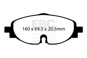 EBC Yellowstuff Brake Pads (FRONT) - Volkswagen Golf GTI MK7