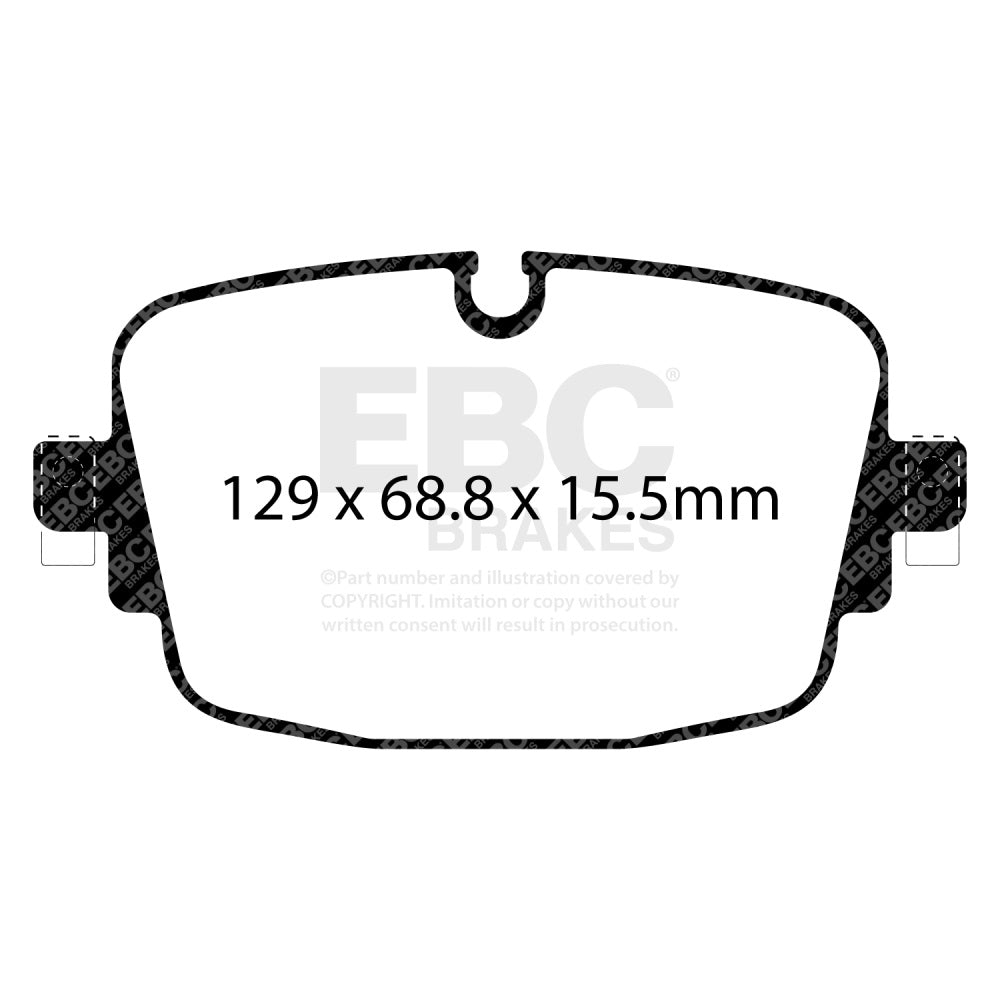 EBC RP-1 Racing Brake Pads (REAR) - Audi RS6 Quattro C8