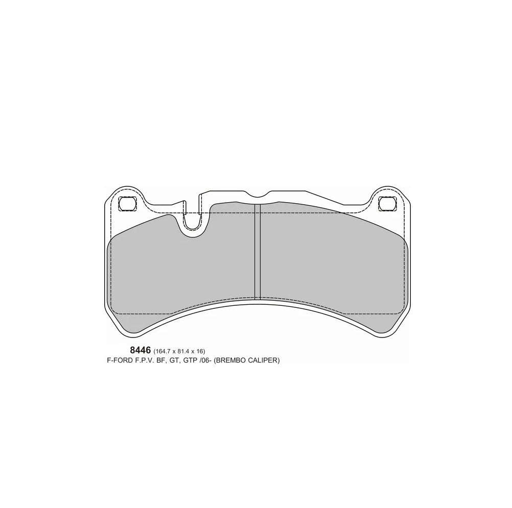 PBS ProComp Performance Brake Pads (FRONT) - Subaru WRX STI VA