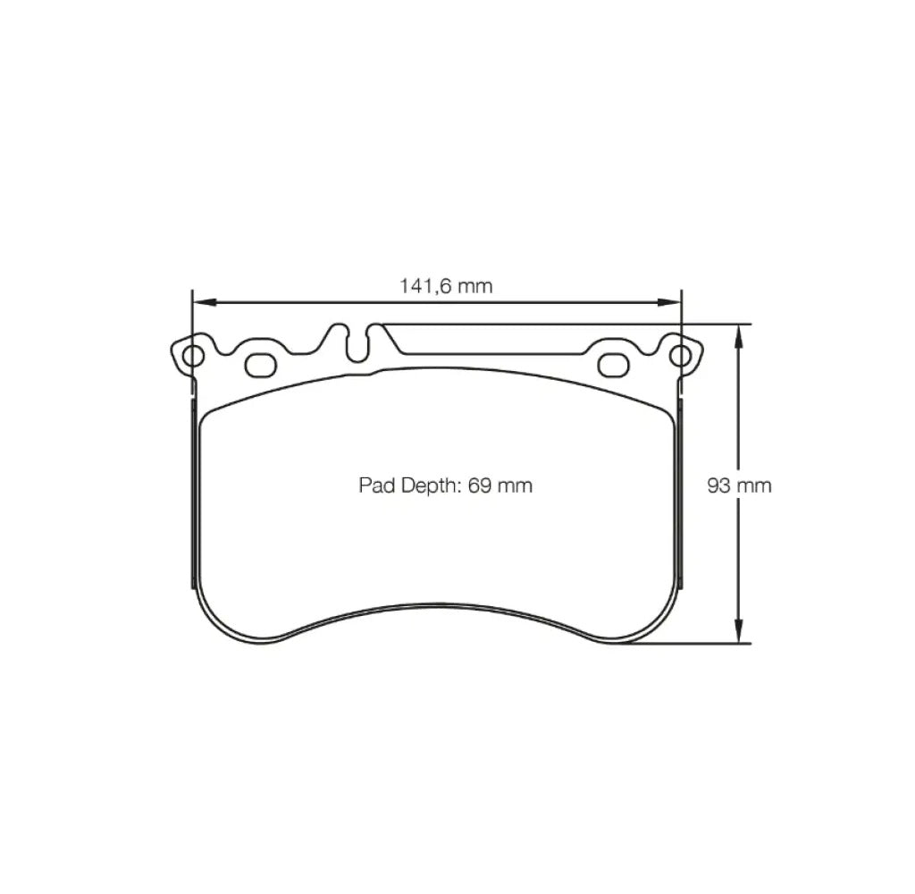 Pagid Racing RSL29 Brake Pads (FRONT) - Mercedes A Class A45 AMG W176
