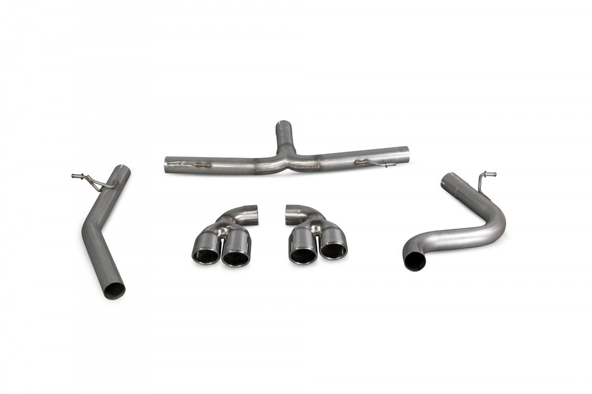 Scorpion Exhausts Cat-Back Quad - Audi TT MK2 2.0 TDI Quattro 2009-2014