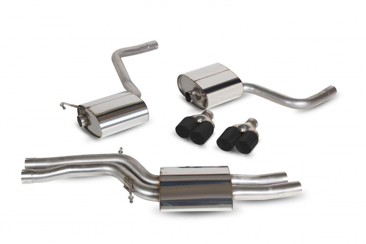 Scorpion Exhausts Half System - Audi S4 3.0 TSFI V6 Quattro Saloon Incl. Sedan & Avant B8 / B8.5 09-16 2009-2016