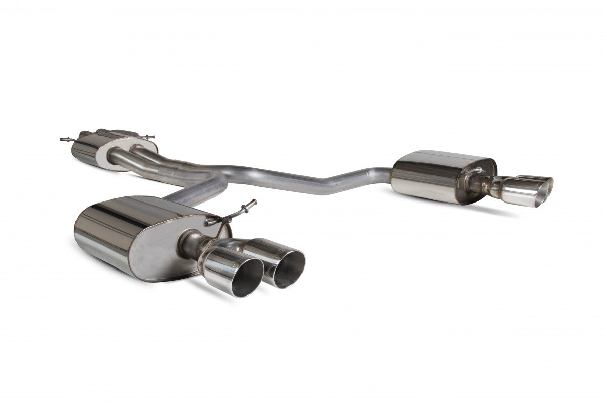 Scorpion Exhausts Half System - Audi S4 3.0 TSFI V6 Quattro Saloon Incl. Sedan & Avant B8 / B8.5 09-16 2009-2016