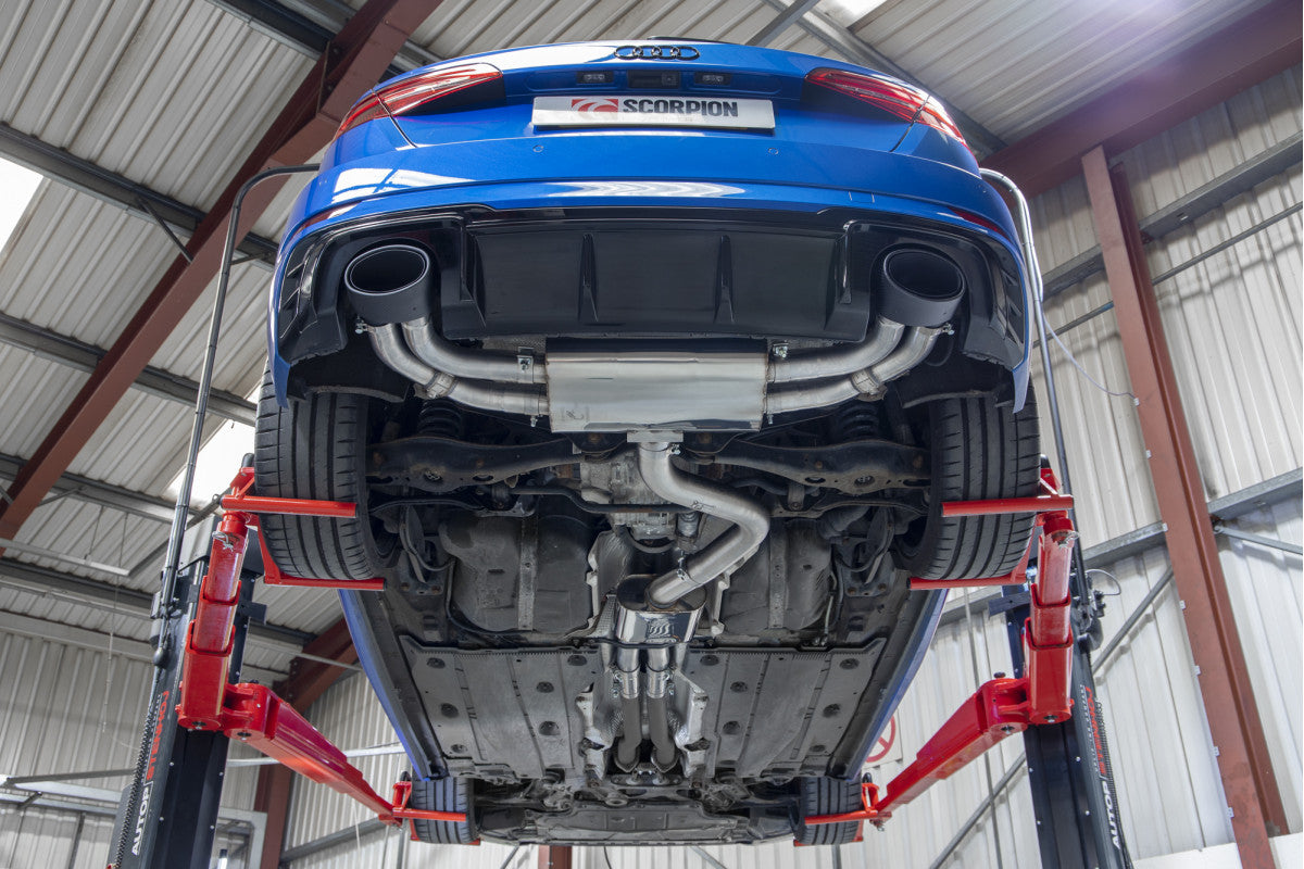 Scorpion Exhausts Cat/GPF-Back - Audi RS3 8V Sportback 17-18 Facelift Non-GPF Model 2017-2018