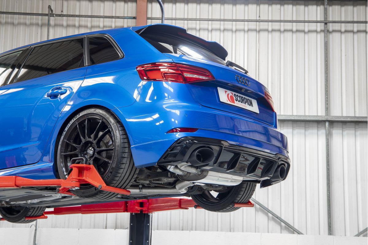 Scorpion Exhausts Cat/GPF-Back - Audi RS3 8V Sportback 17-18 Facelift Non-GPF Model 2017-2018