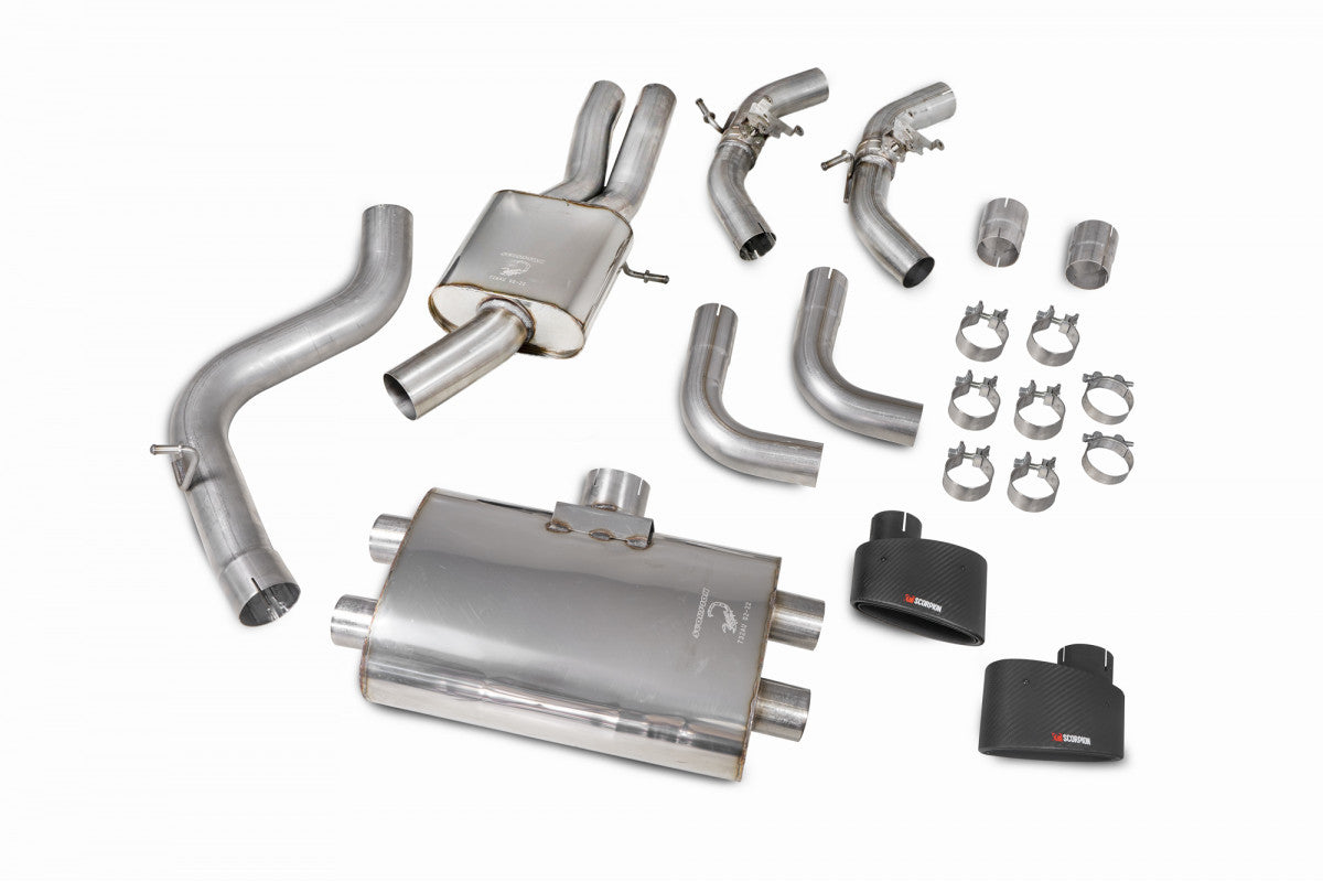 Scorpion Exhausts Cat/GPF-Back - Audi TT RS MK3 GPF Model 2019-2024