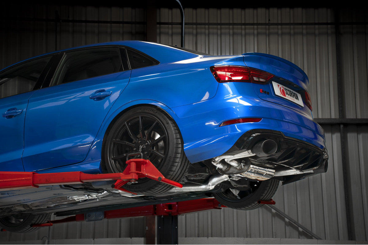 Scorpion Exhausts Cat/GPF-Back - Audi RS3 8V Saloon / Sedan 19-20 GPF Model 2019-2020