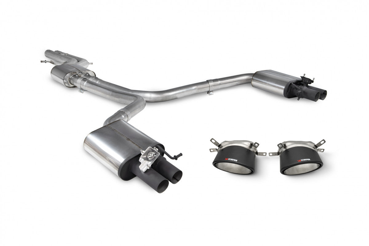 Scorpion Exhausts Half System - Audi RS6 C7 4.0 TFSI Biturbo Quattro 2013-2018