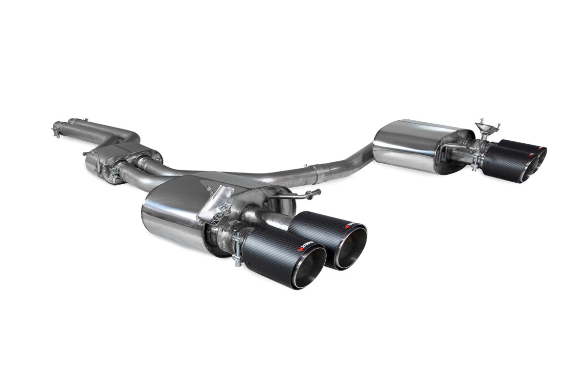 Scorpion Exhausts Half System - Audi S4 B9 Quattro Avant Incl. Saloon & Sedan Non-Sports Diff & Non-GPF Model 2017-2019