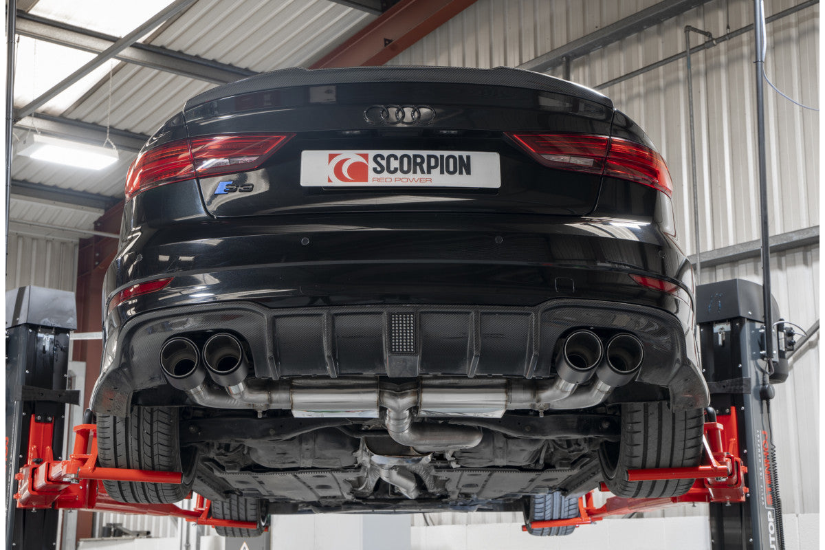 Scorpion Exhausts Cat/GPF-Back - Audi S3 2.0T 8V (Saloon) Facelift GPF Model 2019-2020