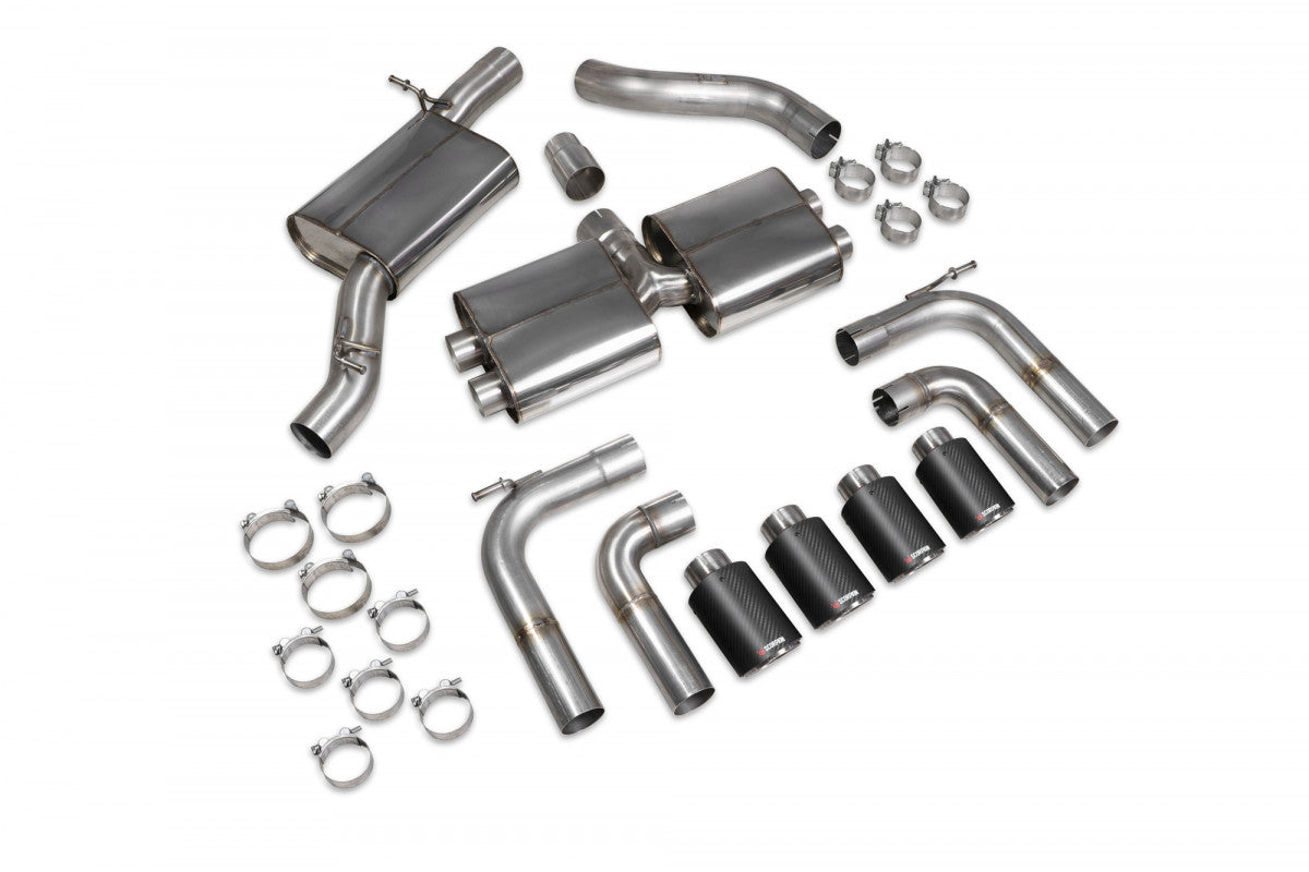 Scorpion Exhausts Cat/GPF-Back - Audi S3 2.0T 8V (Saloon) Facelift GPF Model 2019-2020