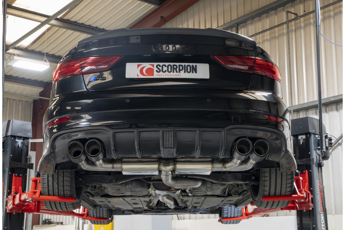 Scorpion Exhausts Cat/GPF-Back - Audi S3 2.0T 8V (Saloon) Facelift GPF Model 2019-2020