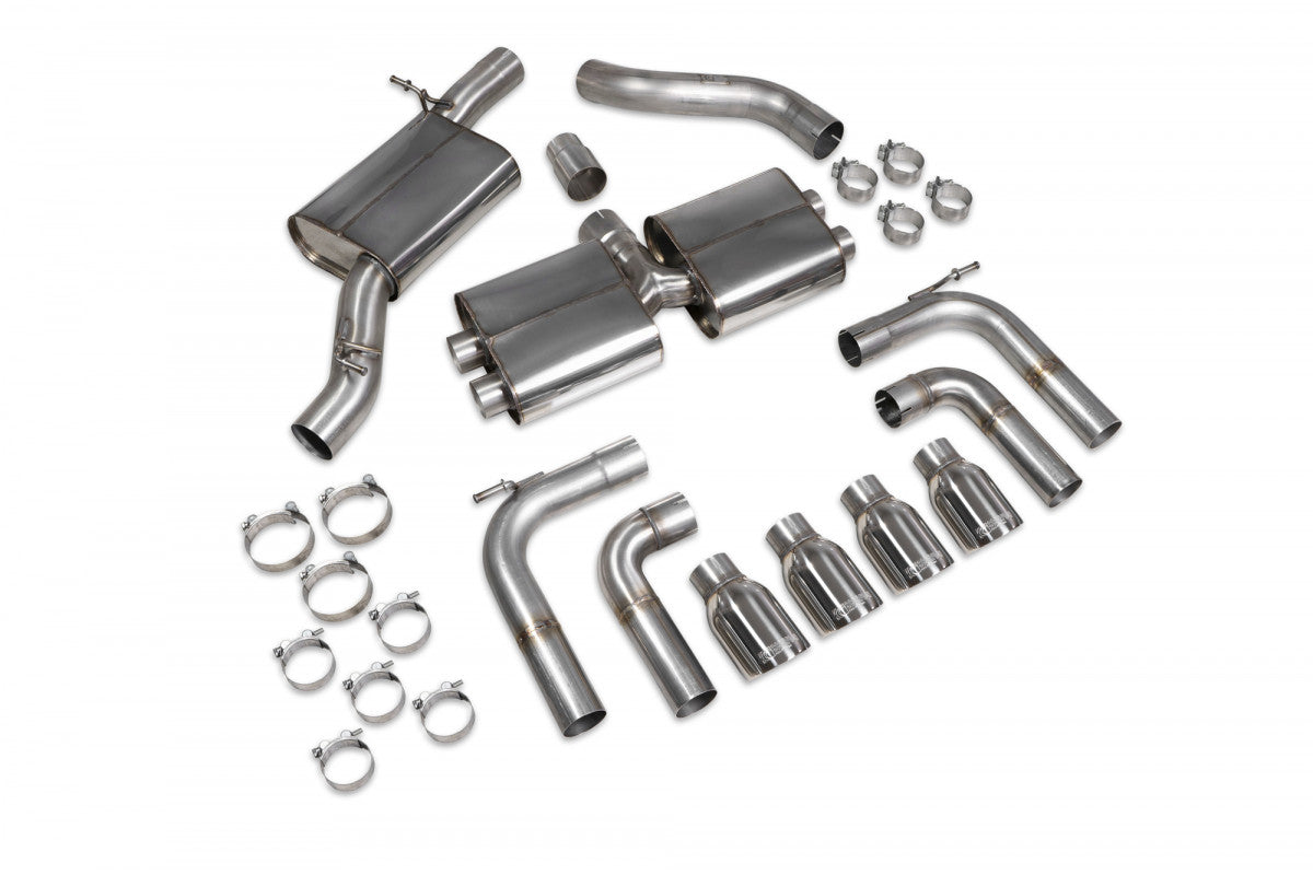 Scorpion Exhausts Cat/GPF-Back - Audi S3 2.0T 8V (Saloon) Facelift Non-GPF Model 2016-2018