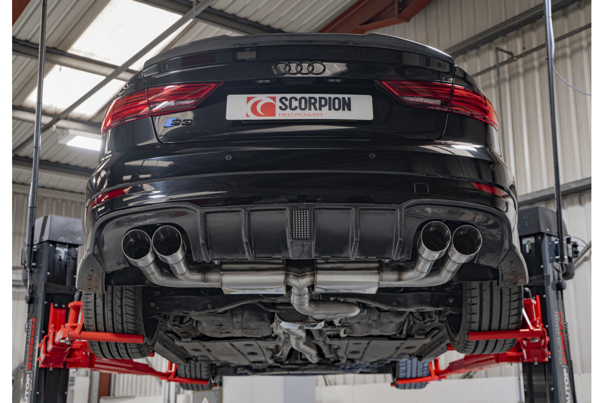 Scorpion Exhausts Cat/GPF-Back - Audi S3 2.0T 8V (Saloon) Facelift Non-GPF Model 2016-2018