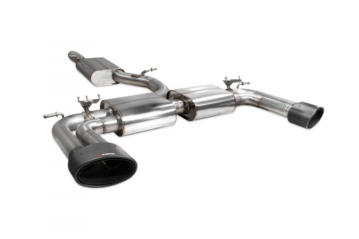 Scorpion Exhausts Cat/GPF-Back - Audi S3 2.0T 8V (Saloon) Facelift GPF Model 2019-2020