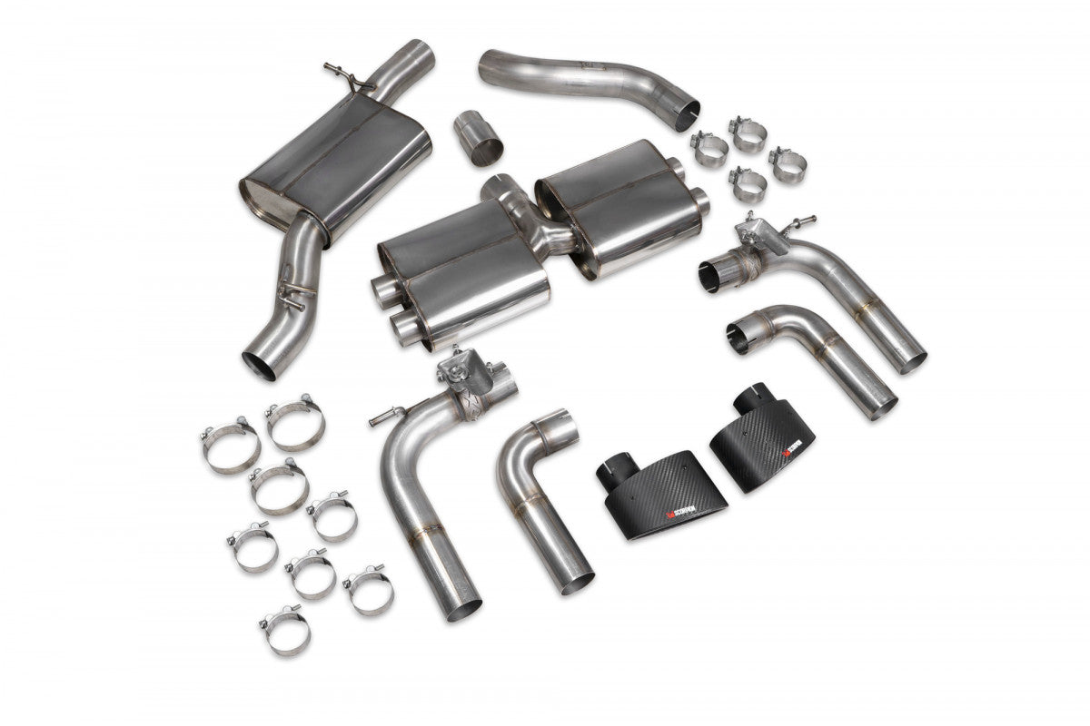 Scorpion Exhausts Cat/GPF-Back - Audi S3 2.0T 8V (Saloon) Facelift Non-GPF Model 2016-2018