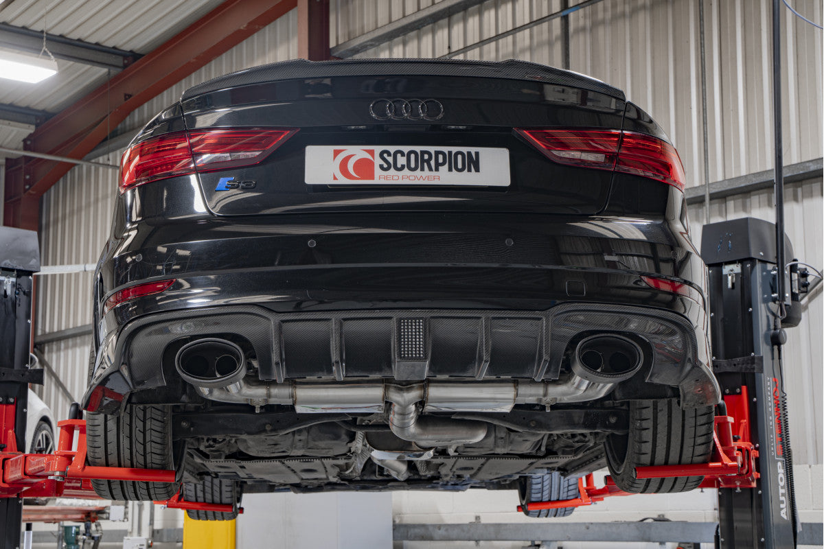 Scorpion Exhausts Cat/GPF-Back - Audi S3 2.0T 8V (Saloon) Facelift Non-GPF Model 2016-2018
