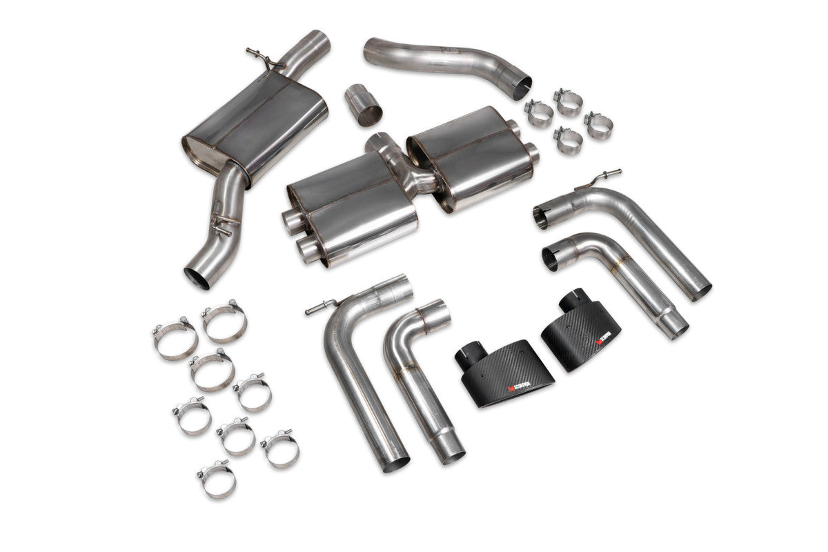 Scorpion Exhausts Cat/GPF-Back - Audi S3 2.0T 8V (Saloon) PFL 2013-2016