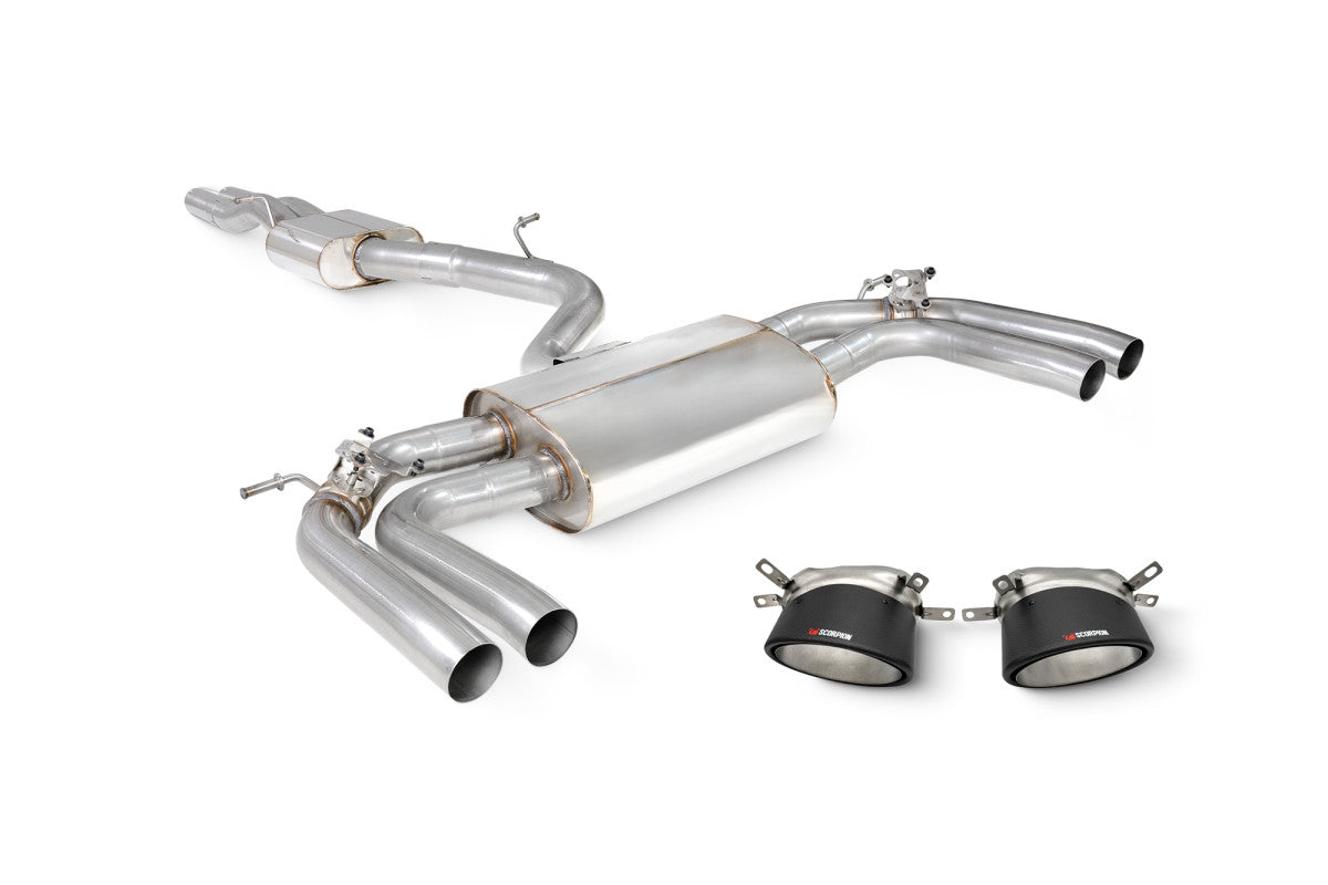 Scorpion Exhausts Cat/GPF-Back - Audi RS3 8Y Saloon / Sedan 21-Current GPF Model 2021-2025