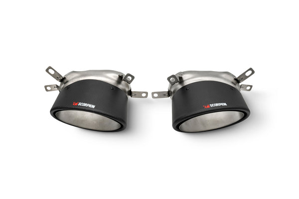 Scorpion 170 X 120mm Carbon Fibre Ascari RS Trim (Pair) / Ascari RS Tips - Audi RS3 8Y Saloon (2021–2025)