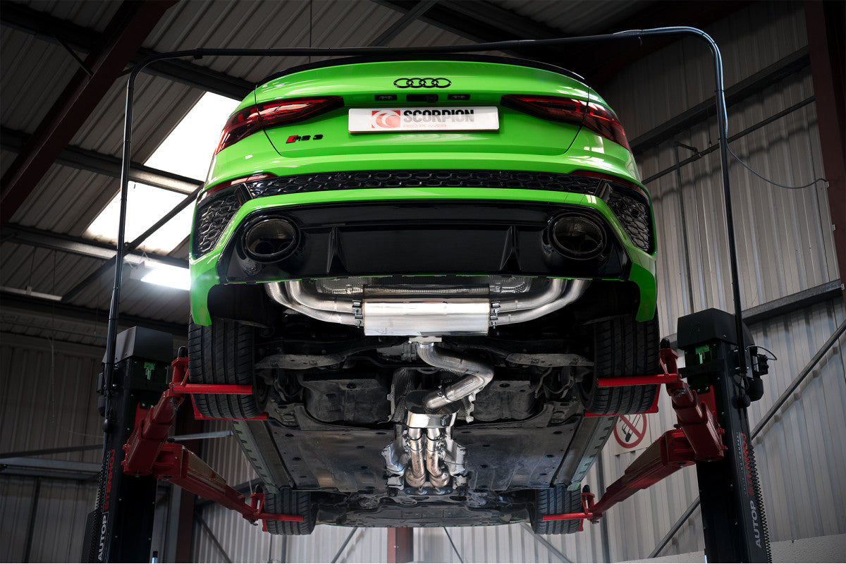 Scorpion Exhausts Cat/GPF-Back - Audi RS3 8Y Saloon / Sedan 21-Current GPF Model 2021-2025