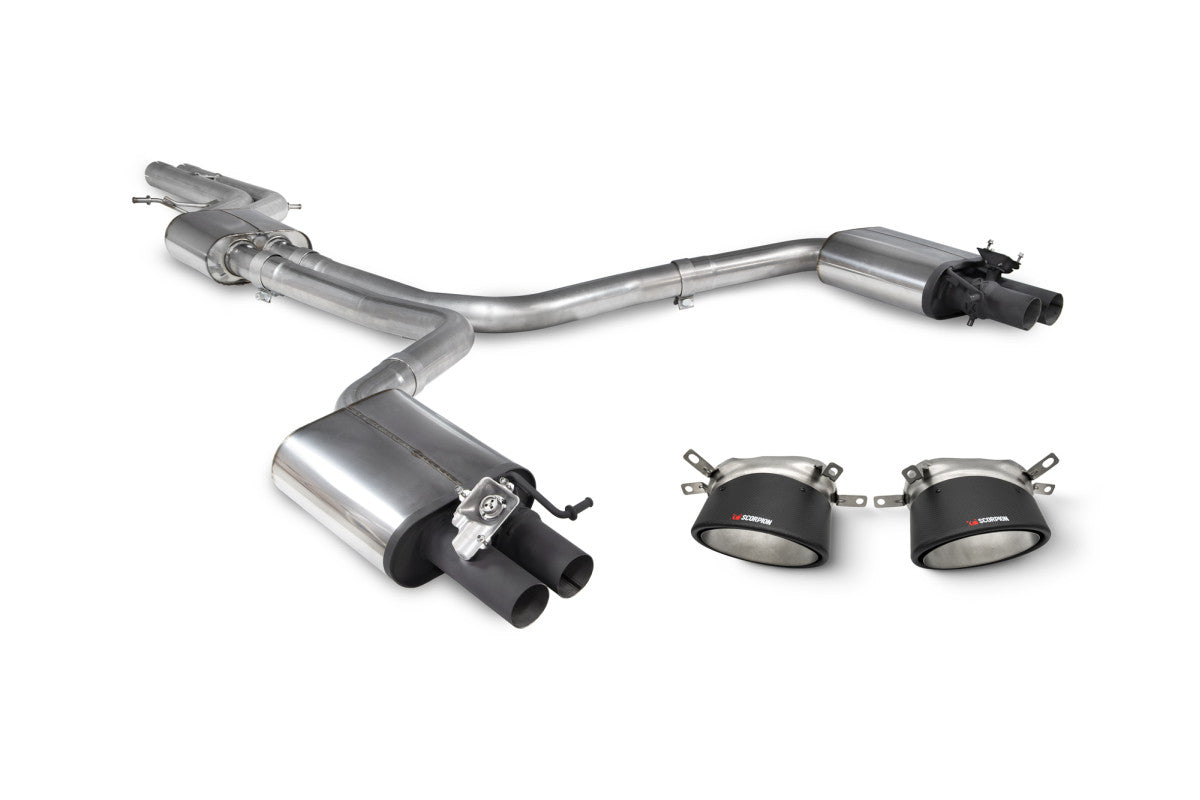 Scorpion Exhausts Half System - Audi RS7 C7 4.0 TFSI Biturbo Quattro 2013-2018