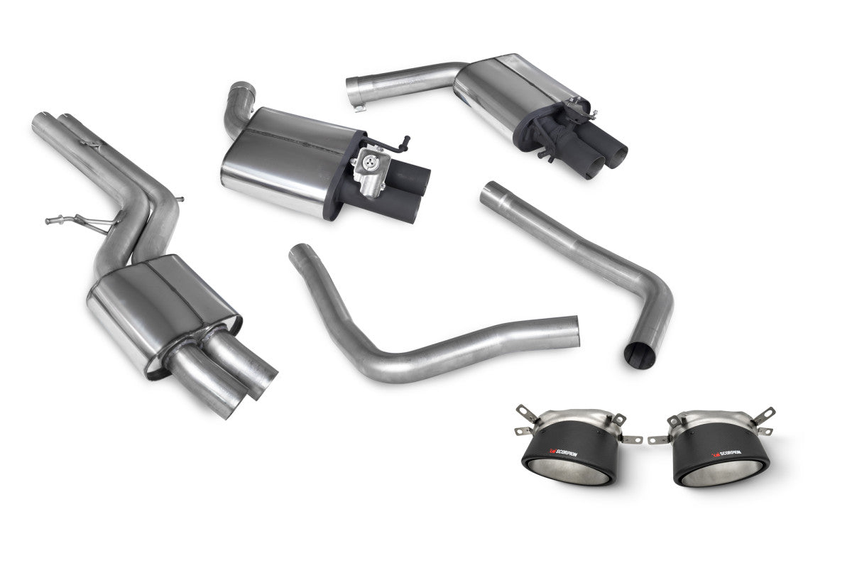 Scorpion Exhausts Half System - Audi RS7 C7 4.0 TFSI Biturbo Quattro 2013-2018