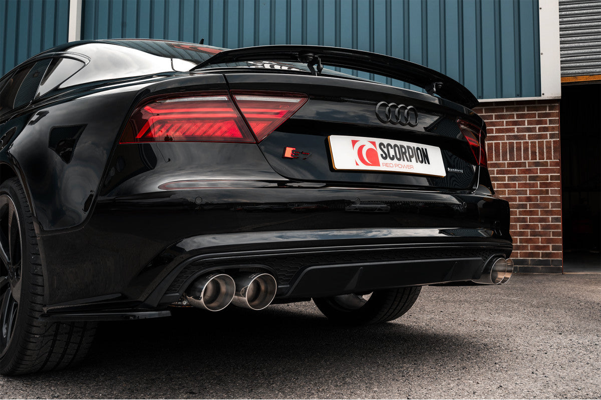 Scorpion Exhausts Half System - Audi S7 C7 4.0 TFSI Biturbo Quattro 2012-2018