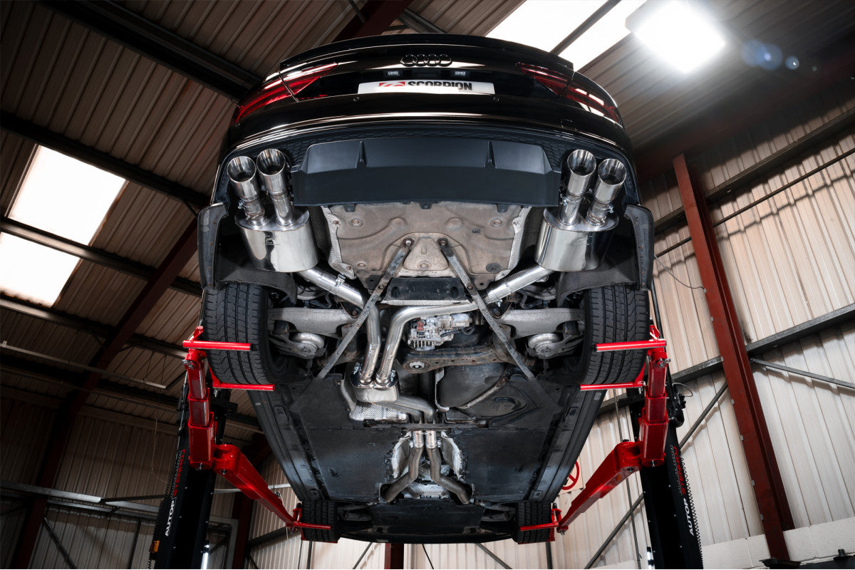 Scorpion Exhausts Half System - Audi S7 C7 4.0 TFSI Biturbo Quattro 2012-2018