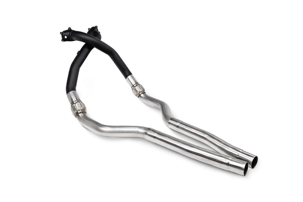 Scorpion 3" De-Cat Downpipes With Large Bore Front Pipes - Audi RS6 Avant (C7) / RS7 (C7), S6/S7 (C7) (2012–2018)
